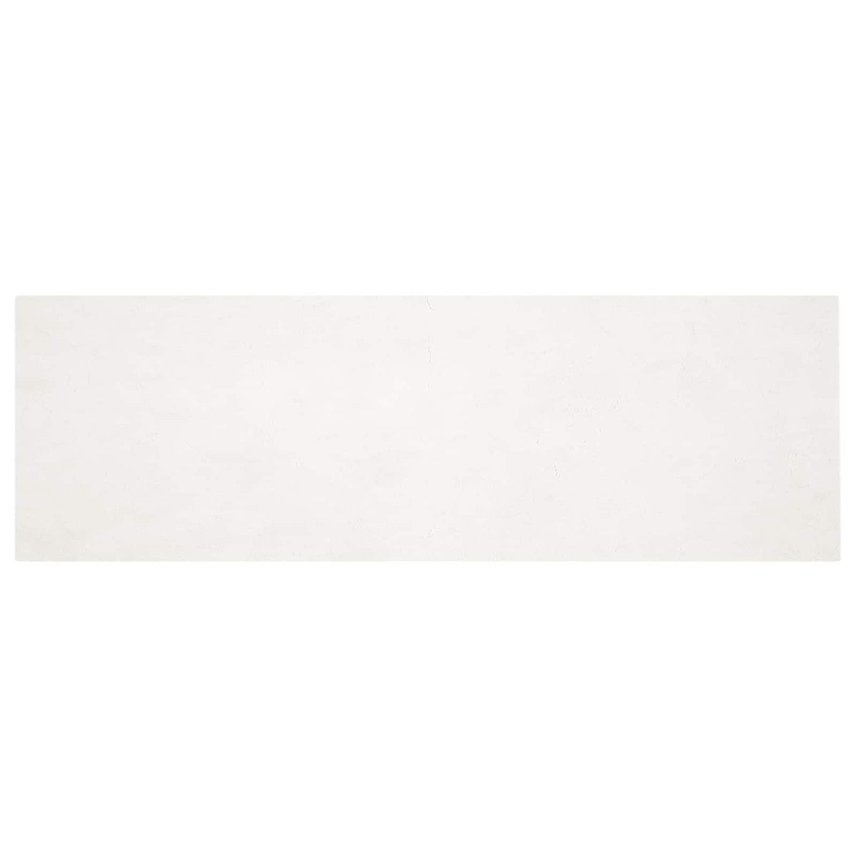 VidaXL Kunstkaninchenfell-Teppich, geölt, cremefarben, 80 x 250 cm, Polyester