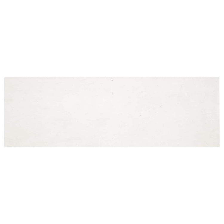 VidaXL Kunstkaninchenfell-Teppich, geölt, cremefarben, 80 x 250 cm, Polyester