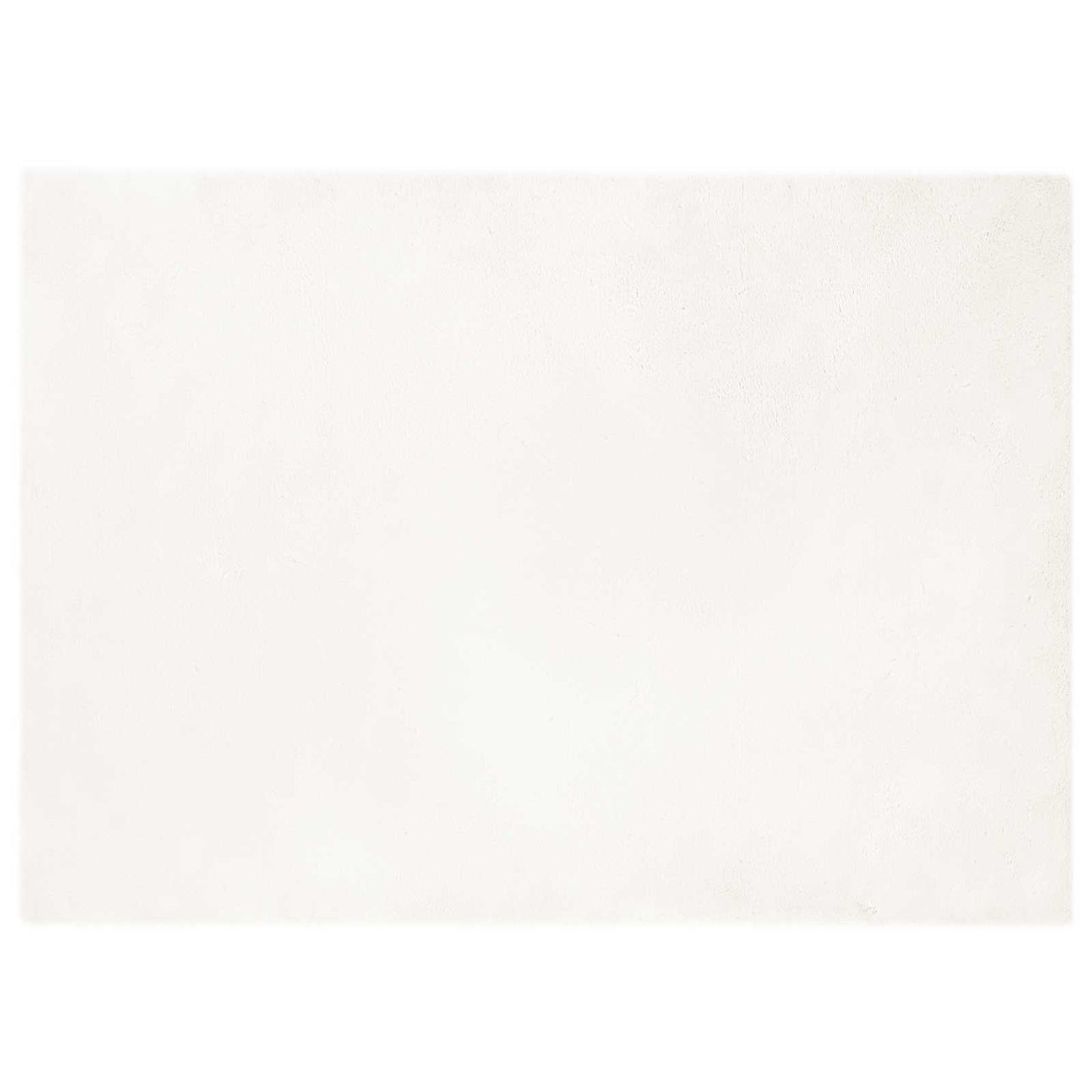 VidaXL Kunstkaninchenfell-Teppich, geölt, cremefarben, 200 x 280 cm, Polyester