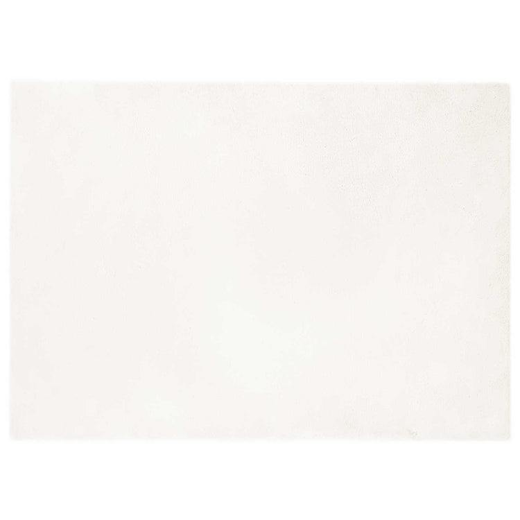 VidaXL Kunstkaninchenfell-Teppich, geölt, cremefarben, 240 x 340 cm, Polyester
