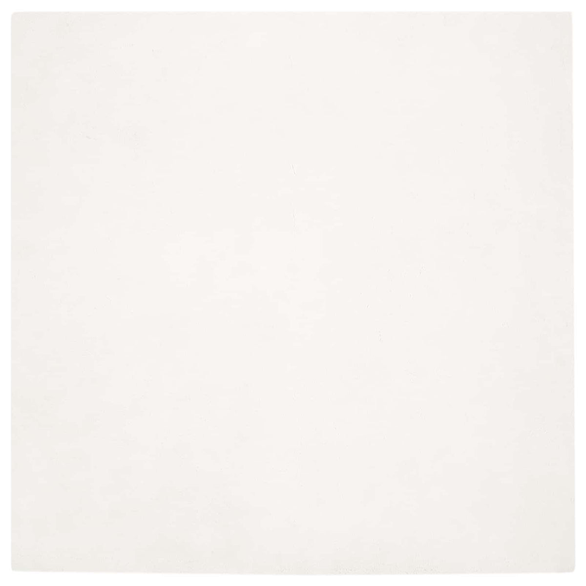 VidaXL Kunstkaninchenfell-Teppich, geölt, cremefarben, 160 x 160 cm, Polyester