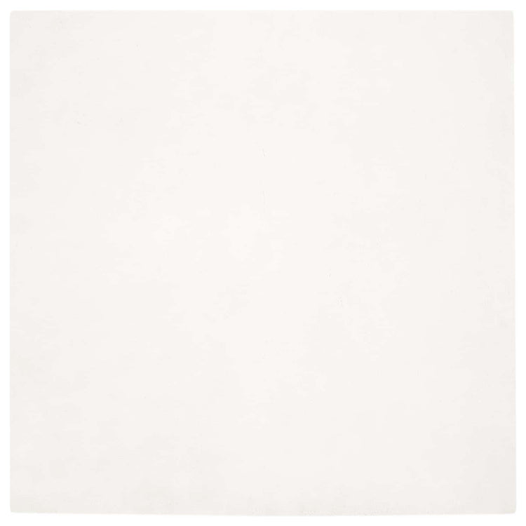VidaXL Kunstkaninchenfell-Teppich, geölt, cremefarben, 200 x 200 cm, Polyester