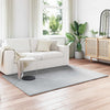 VidaXL Kunstkaninchenfell-Teppich, grau, 160 x 230 cm, Polyester
