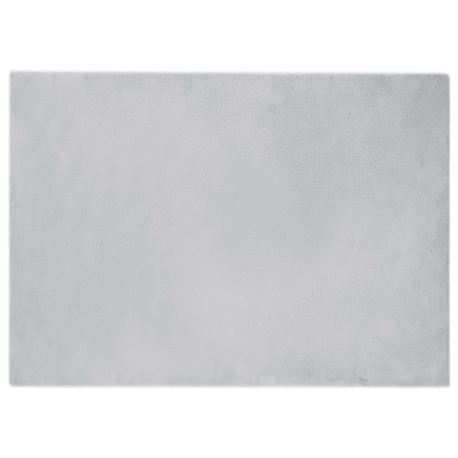 VidaXL Kunstkaninchenfell-Teppich, grau, 200 x 280 cm, Polyester