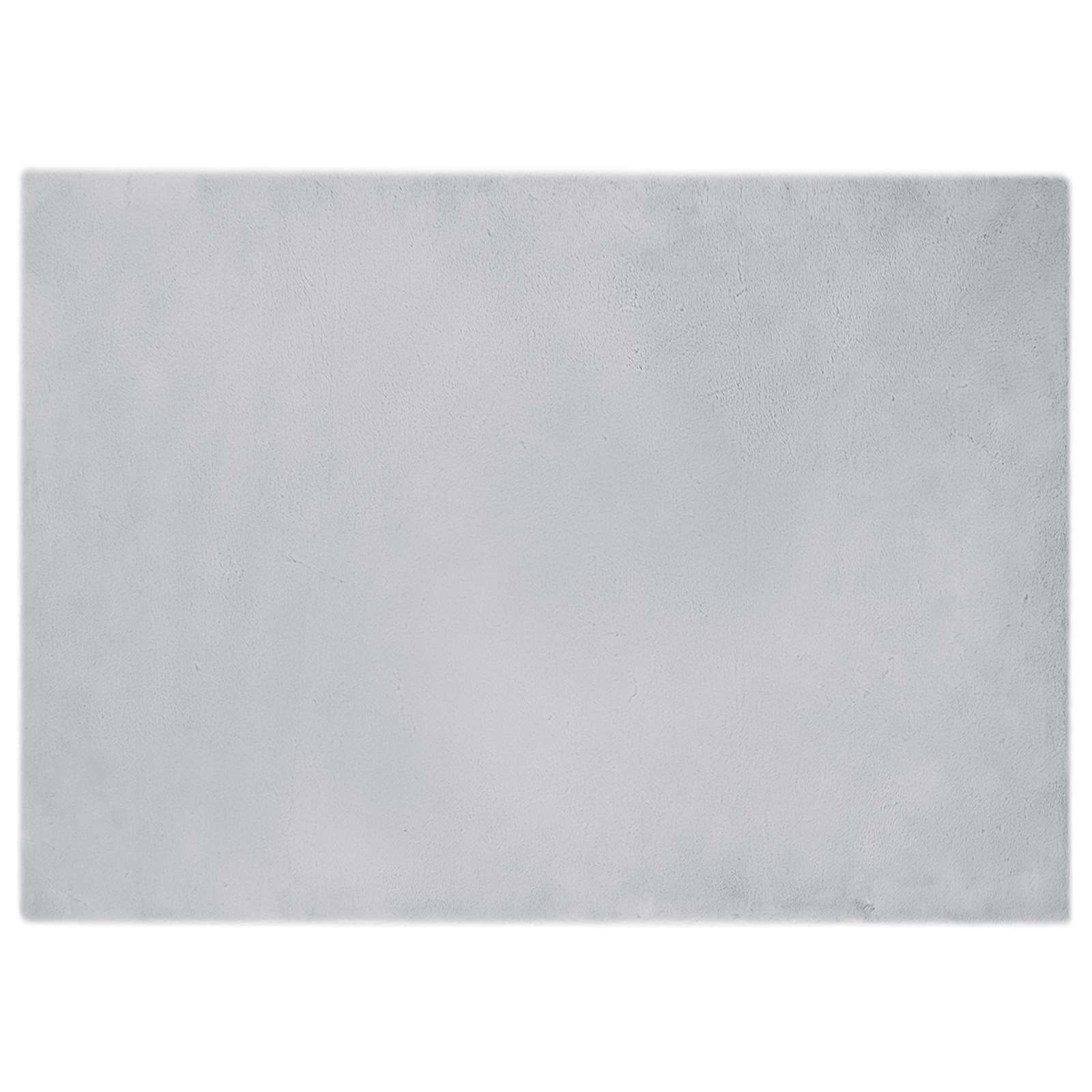 VidaXL Kunstkaninchenfell-Teppich, grau, 240 x 340 cm, Polyester