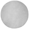 Vidaxxl Kunstkaninchenfell-Teppich, geölt, grau, ø 80 cm, Polyester