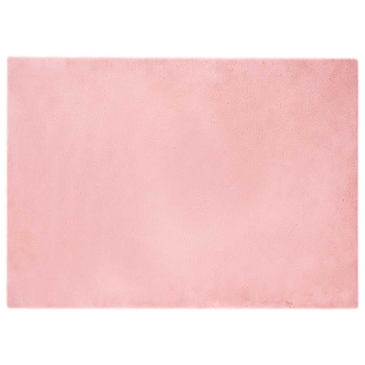 VidaXL Kunstkaninchenfell-Teppich, geöltes Rosa, 200 x 280 cm, Polyester
