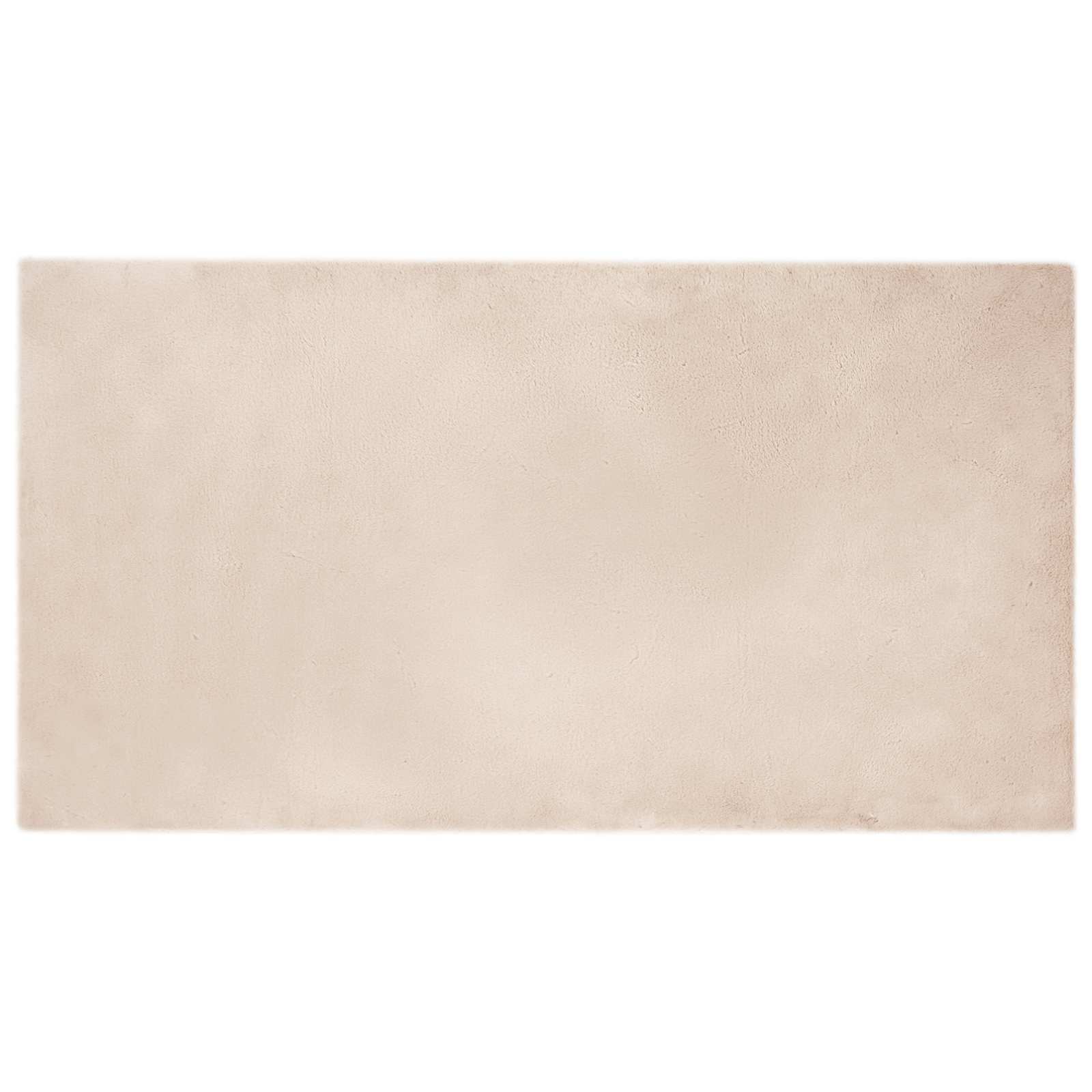 VidaXL Kunstkaninchenfellteppich Oilte Taupe 60 x 110 cm Polyester