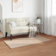 VidaXL Kunstkaninchenfellteppich Oilte Taupe 80 x 150 cm Polyester