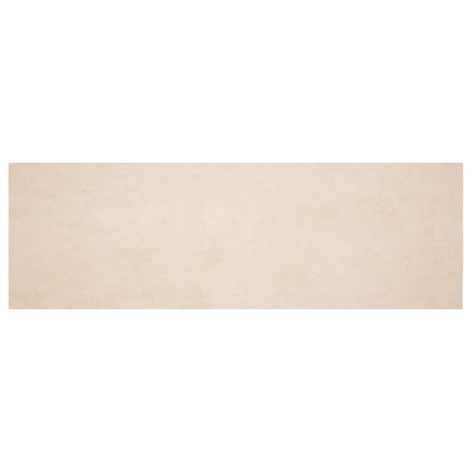 VidaXL Kunstkaninchenfellteppich Oilte Taupe 80 x 250 cm Polyester