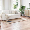 VidaXL Kunstkaninchenfellteppich Oilte Taupe 100 x 200 cm Polyester
