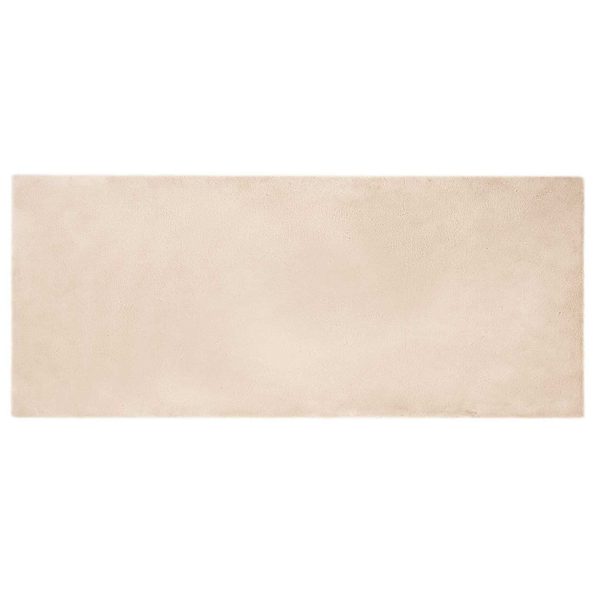 VidaXL Kunstkaninchenfellteppich Oilte Taupe 100 x 200 cm Polyester