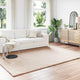 VidaXL Kunstkaninchenfellteppich Oilte Taupe 200 x 280 cm Polyester