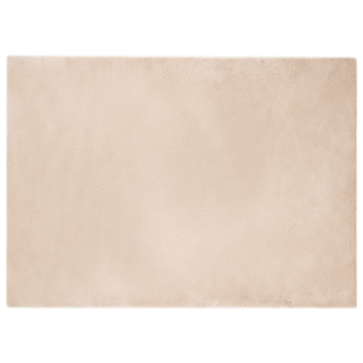 VidaXL Kunstkaninchenfellteppich Oilte Taupe 200 x 280 cm Polyester