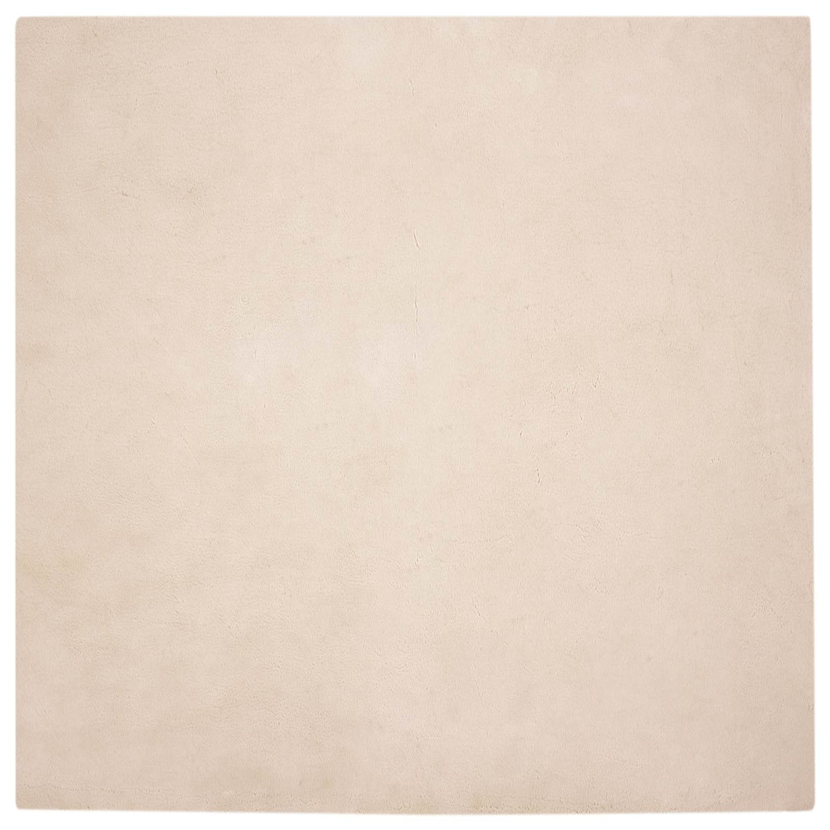 VidaXL Kunstkaninchenfellteppich Oilte Taupe 120 x 120 cm Polyester