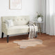 VidaXL Kunstkaninchenfellteppich Oilte Taupe 80 x 120 cm Polyester