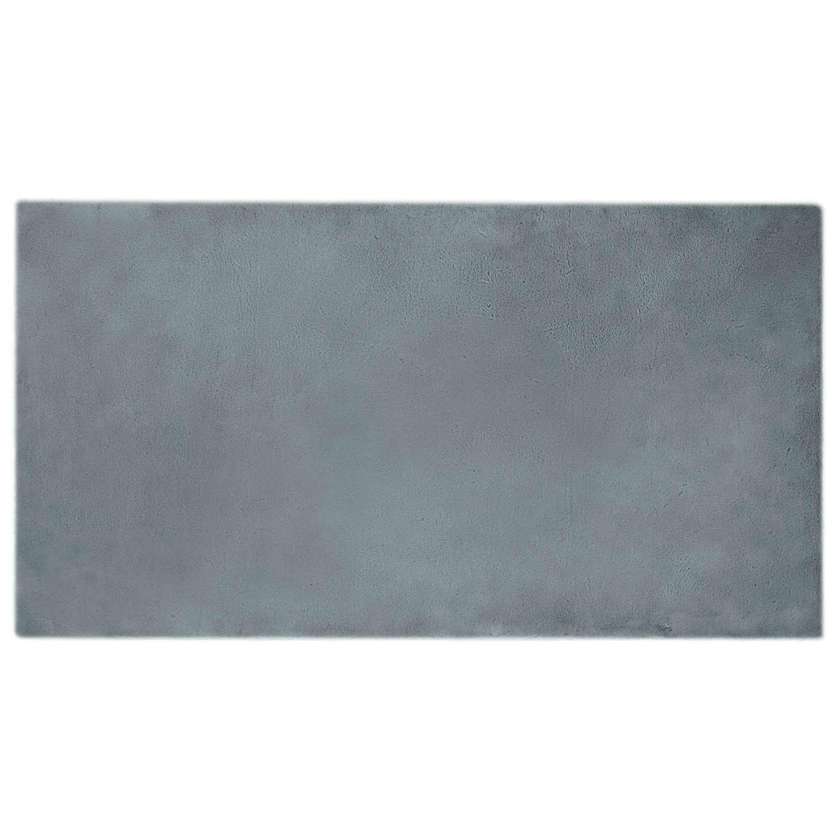VidaXL Kunstkaninchenfell-Teppich, geölt, Anthrazit, 60 x 110 cm, Polyester