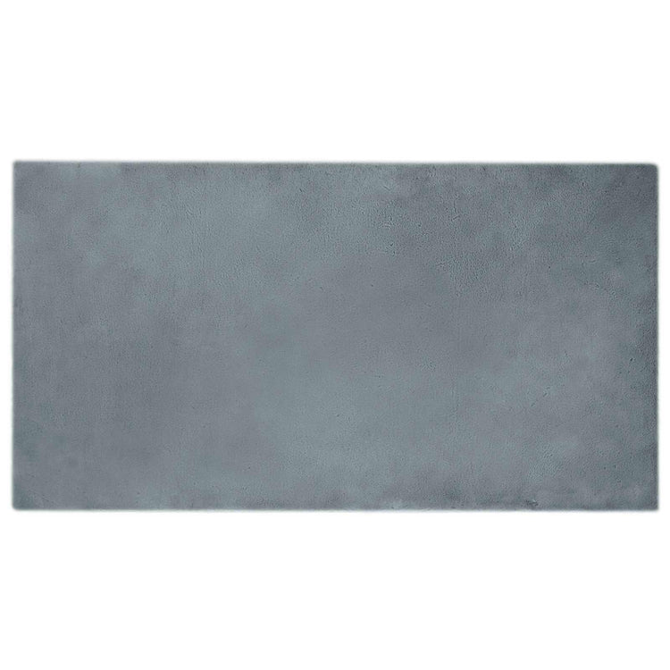 VidaXL Kunstkaninchenfell-Teppich, geölt, Anthrazit, 60 x 110 cm, Polyester