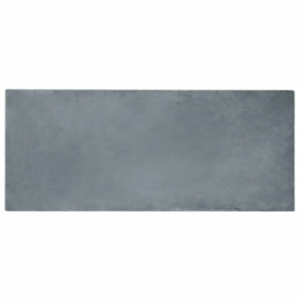 VidaXL Kunstkaninchenfell-Teppich, geölt, Anthrazit, 80 x 200 cm, Polyester