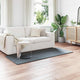 Vidaxl Kunstkaninchenfell-Teppich, geölt, Anthrazit, 100 x 200 cm, Polyester