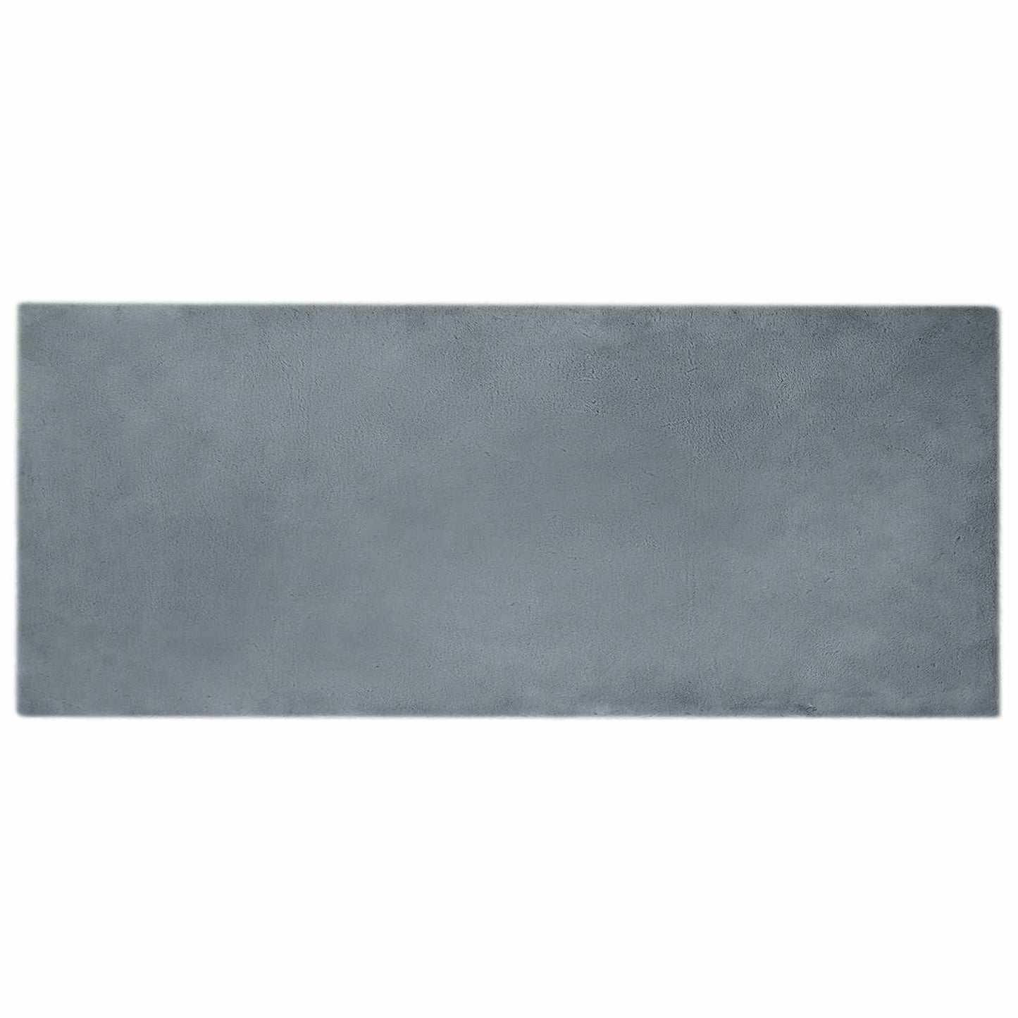 Vidaxl Kunstkaninchenfell-Teppich, geölt, Anthrazit, 100 x 200 cm, Polyester