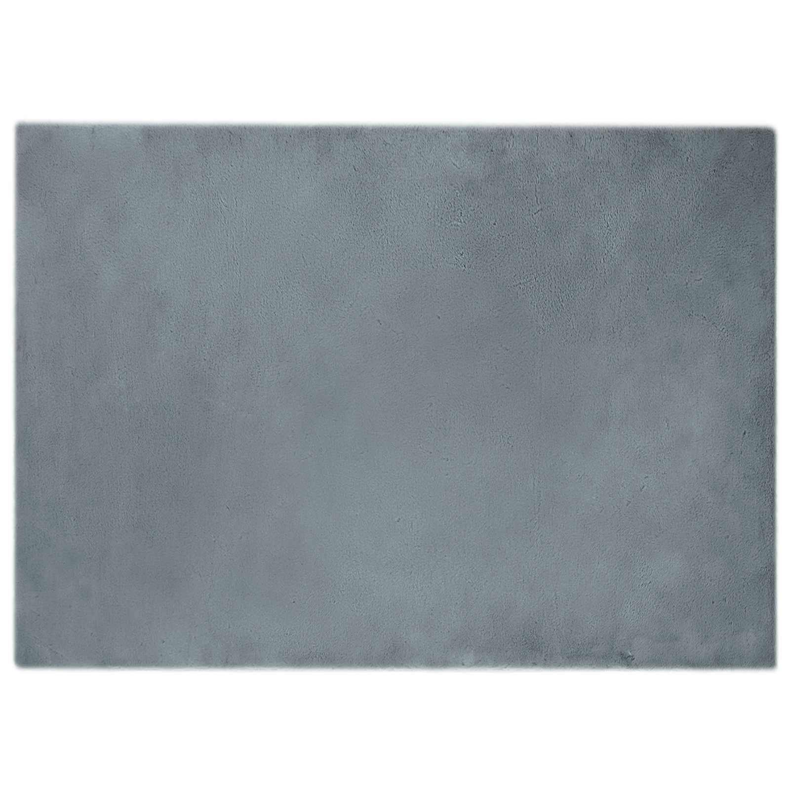 VidaXL Kunstkaninchenfell-Teppich, geölt, Anthrazit, 200 x 280 cm, Polyester
