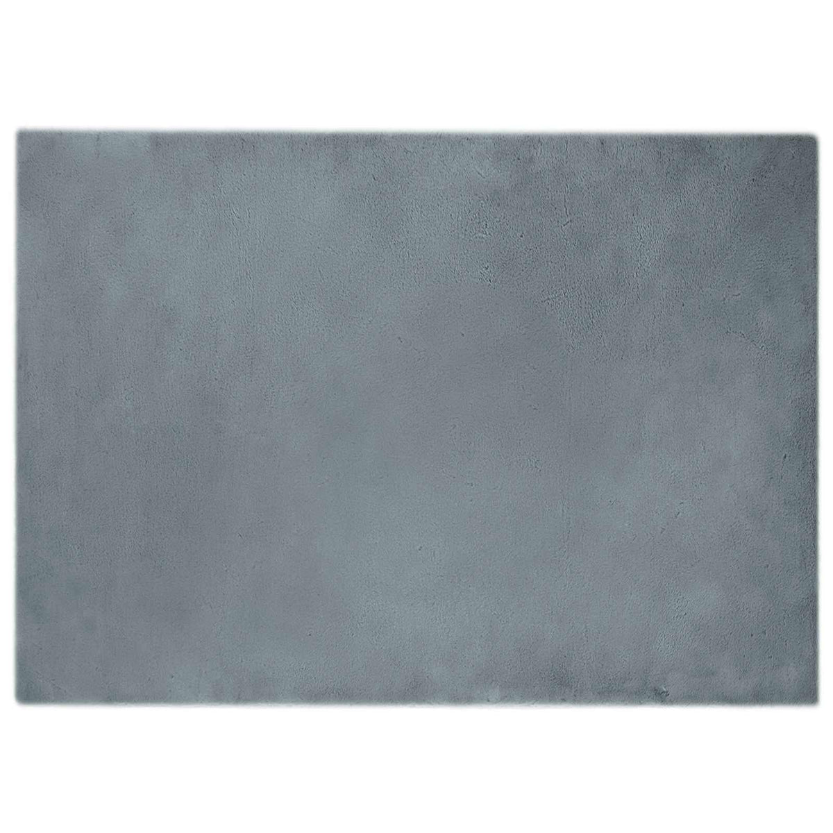 VidaXL Kunstkaninchenfell-Teppich, geölt, Anthrazit, 240 x 340 cm, Polyester