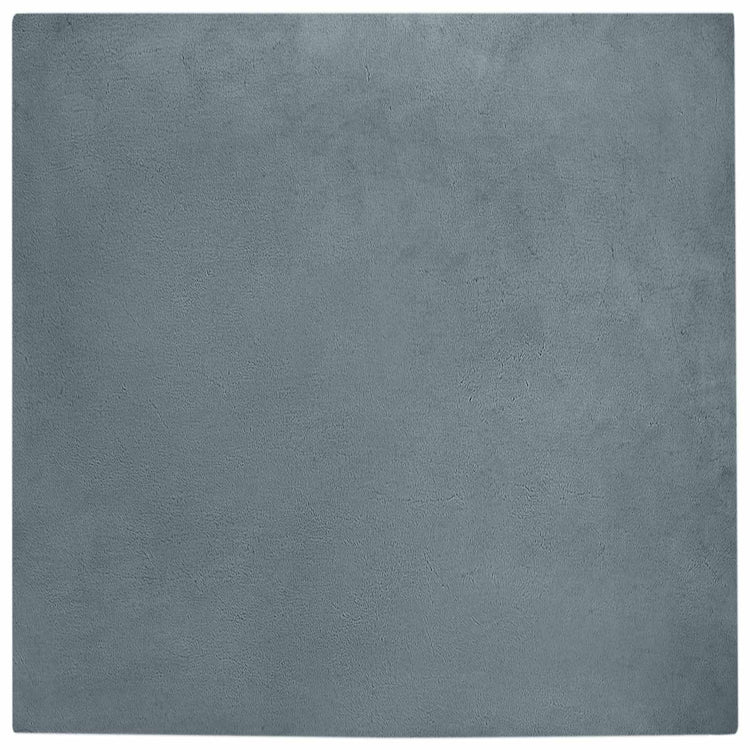 Vidaxl Kunstkaninchenfell-Teppich, geölt, Anthrazit, 160 x 160 cm, Polyester