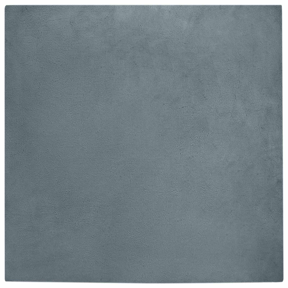 VidaXL Kunstkaninchenfell-Teppich, geölt, Anthrazit, 240 x 240 cm, Polyester
