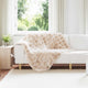 Vidaxx Kunstfell-Kaninchenfelldecke Olite Beige 130 x 150 cm Polyester