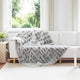VidaXL Kunstfell-Kaninchenfelldecke Olitegrau 150 x 220 cm Polyester