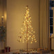 VidaXL-Weihnachtsbaum aus Holz mit standardmäßigem braunem 210-cm-Bambus