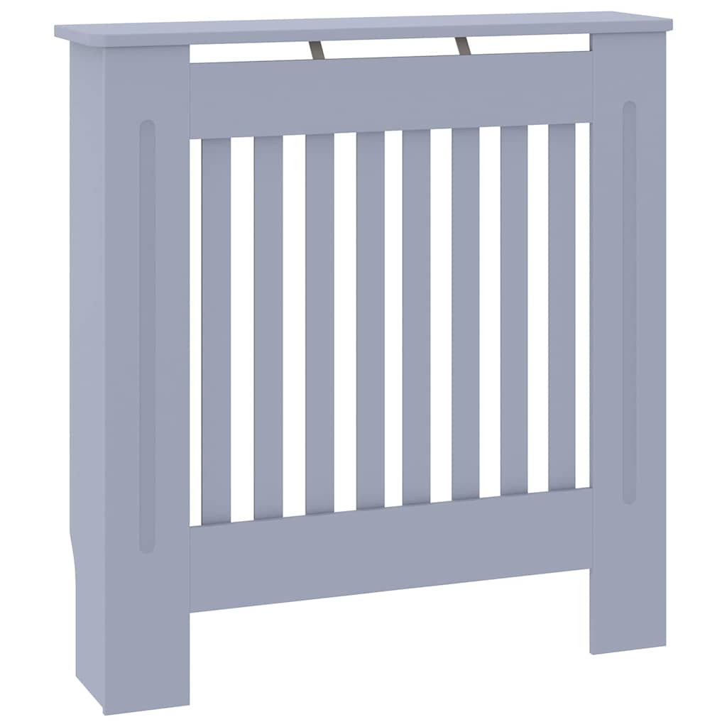 Vidaxx Heizkörperabdeckung grau 78 x 19 x 81,5 cm, Holzwerkstoff