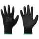VidaXL Arbeitshandschuhe 24 Stück schwarz 11 xxl Polyester