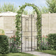 Vidaxl Gartenbogen einfarbig schwarz 115 x 37 x 226 cm