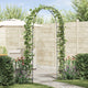 VidaXL Gartenbogen Blumen Schwarz 115 x 37 x 231 cm