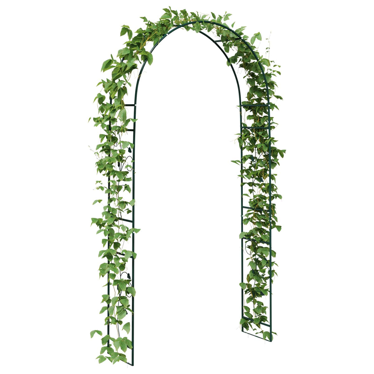 Vidaxxl Gartenbogen Blumen Grün 115 x 37 x 231 cm