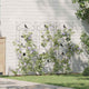 Vidaxl Gartenzaun 3 Stück schwarz 110 x 40 cm Stahl