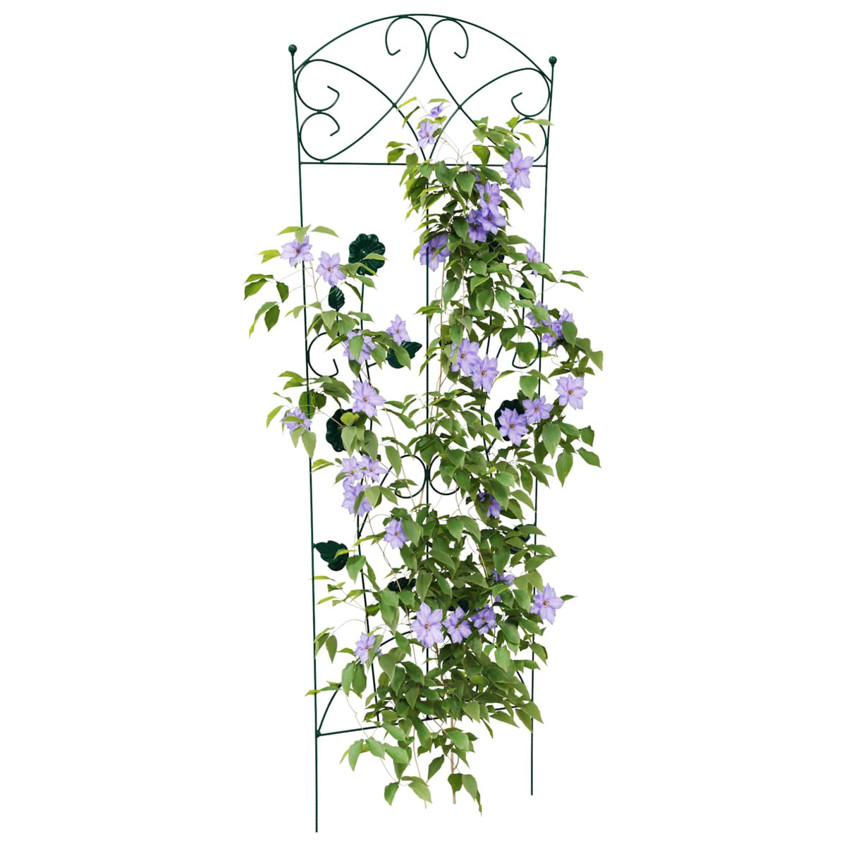Vidaxl Gartenzaun 3 Stück grün 110,5 x 42,5 cm Stahl