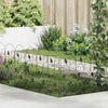 Vidaxl Gartenzaungitter schwarz 307 x 54,5 x 0,3 cm