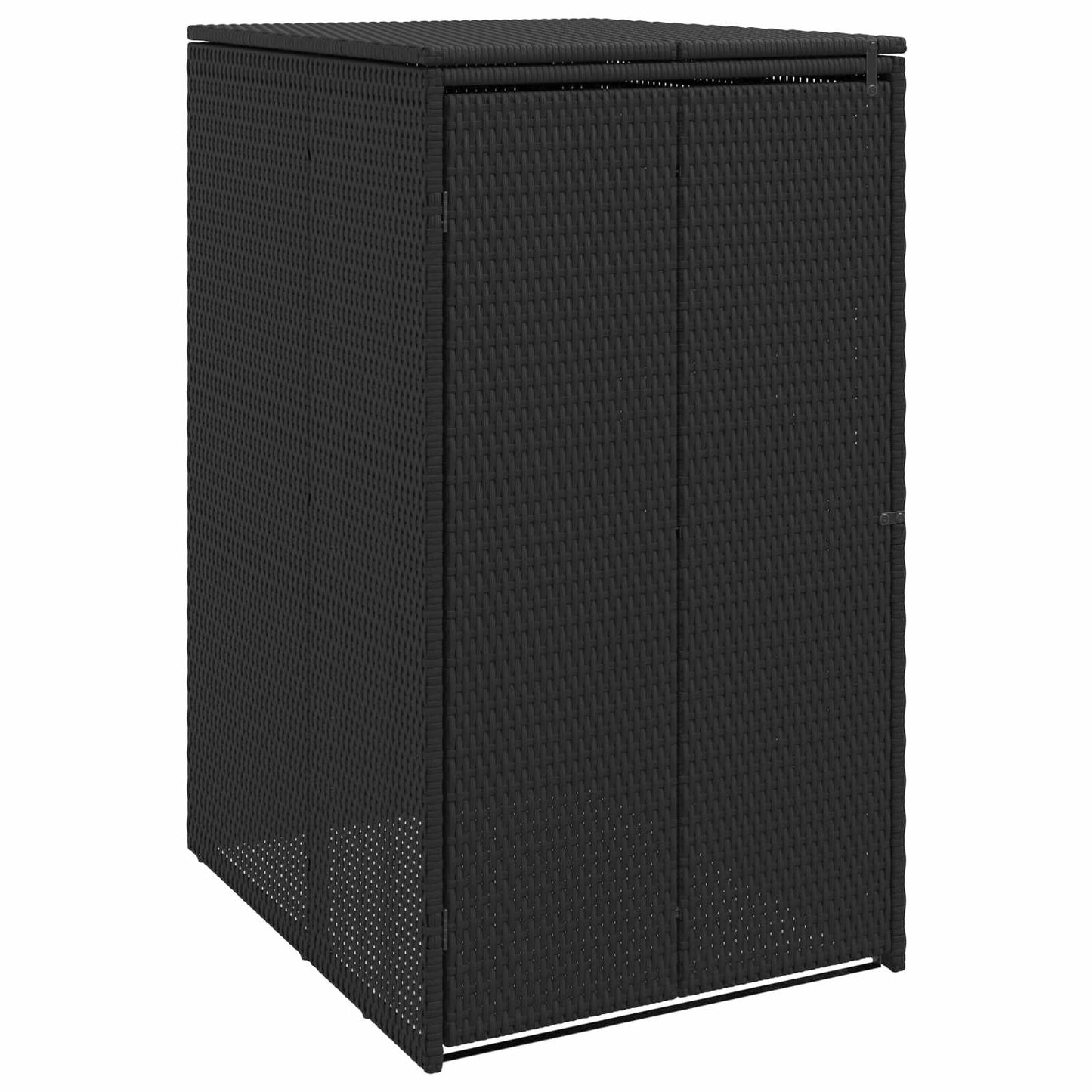 Vidaxx Mülleimerbox schwarz 65 x 80 x 115 cm Polyethylen