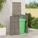 Vidaxx Mülleimerbox grau 65 x 80 x 115 cm Polyethylen