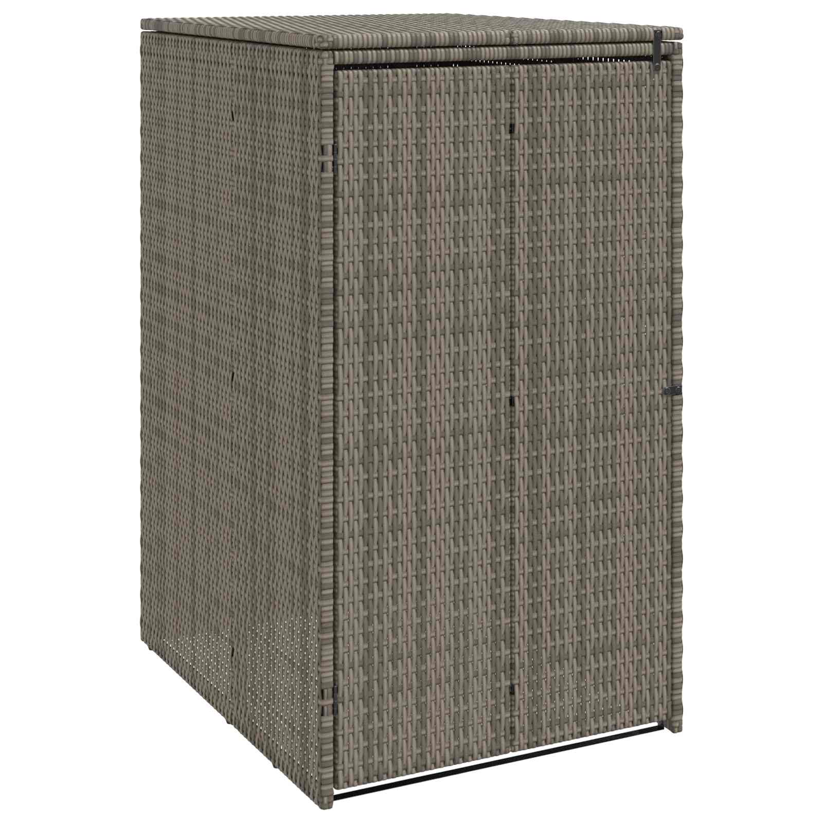 Vidaxx Mülleimerbox grau 65 x 80 x 115 cm Polyethylen