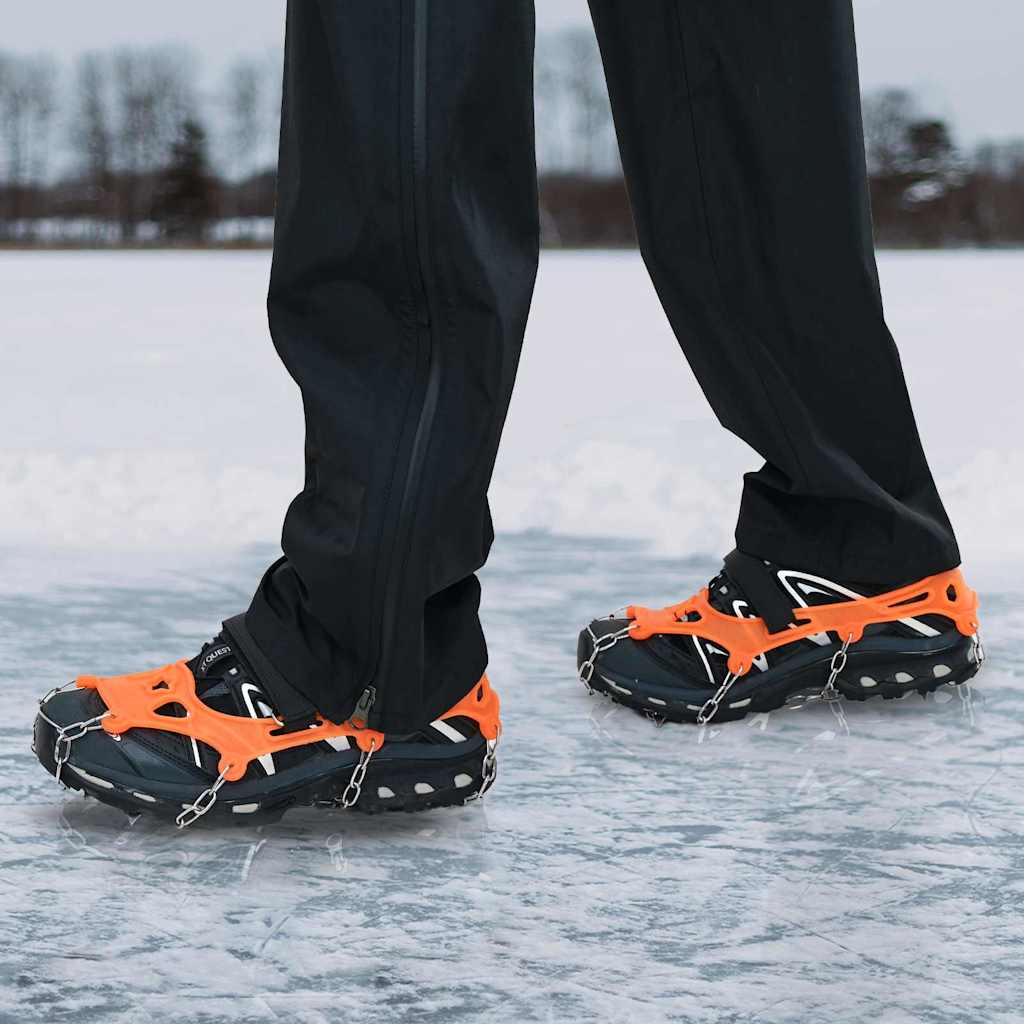 VidaXL Eisklammern für Schuhe orange l