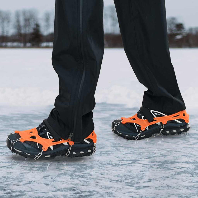 VidaXL Eisklammern für Schuhe orange l