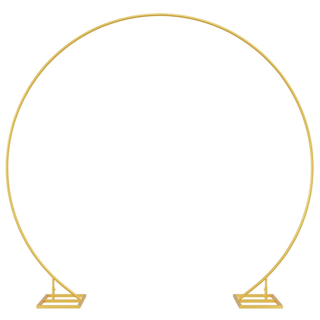VidaXL Hochzeitskante Gold 220 x 45 x 200 cm Stahl