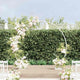 VidaXL Hochzeitskante Weiß 220 x 45 x 200 cm Stahl