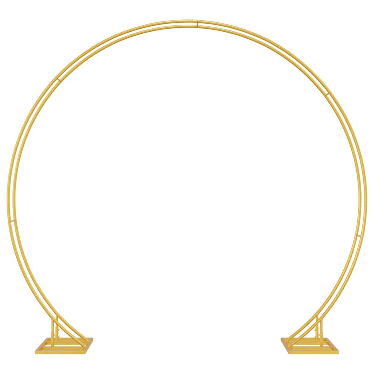 VidaXL Hochzeitskante Gold 220 x 45 x 200 cm Stahl