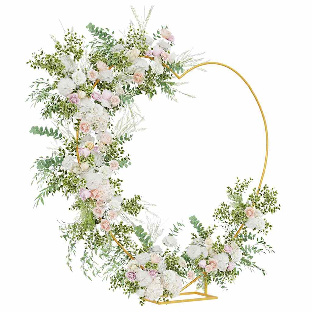 Vidaxx Hochzeitskante Gold 195 x 35 x 211 cm Stahl