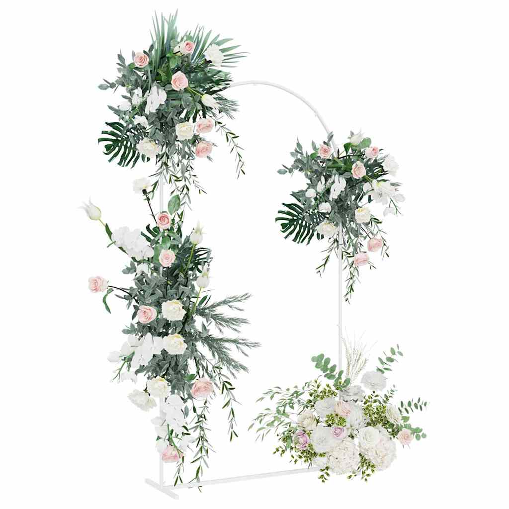 VidaXL Hochzeitskante Weiß 100 x 39 x 200 cm Stahl